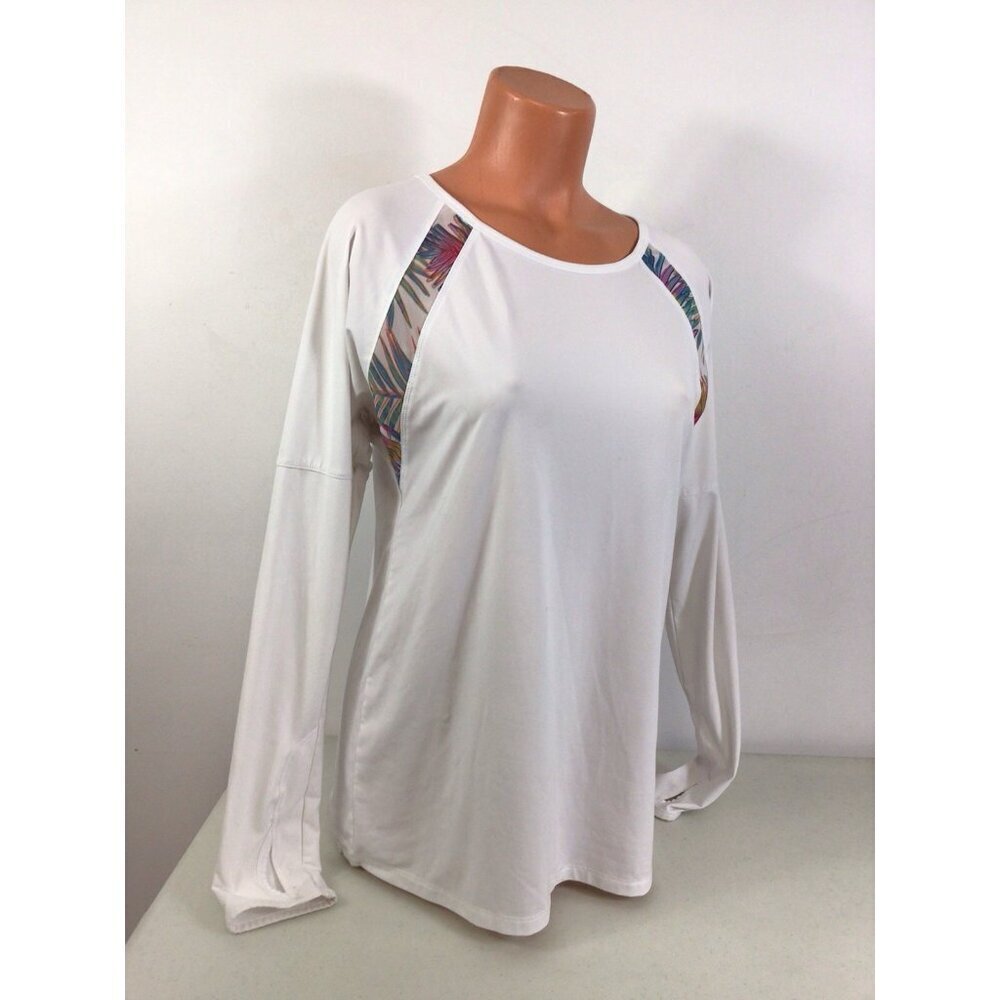 Reel Legends Rashguard Swim Top UPF Sun Protection Womens Medium